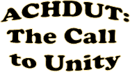 ACHDUT:
The Call 
to Unity